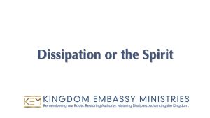 Numbers 30-36 | Dissipation or the Spirit