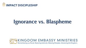 2021-12-18 | Ignorance vs Blaspheme | I Timothy 1:12-20