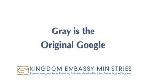 2022-05-06 | Leviticus 19-20 | Gray is the Original Google