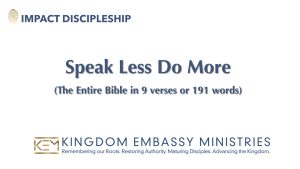 2022-06-11 | Speak Less Do More | James 1:19-27