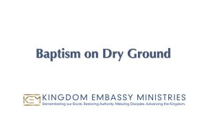 2022-10-28 | Joshua 1-4 | Baptism on Dry Ground