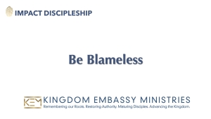 2023-12-09 | Be Blameless | 1 Thessalonians 5:12-22 