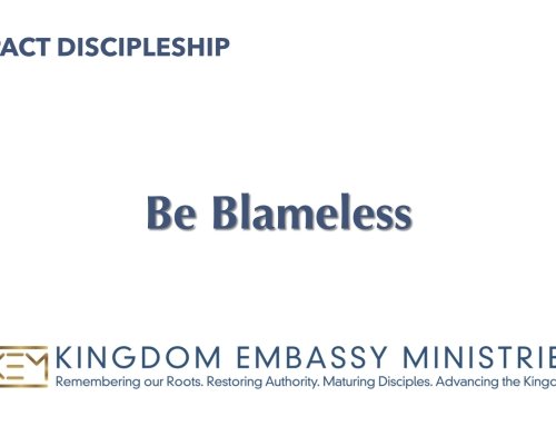 2023-12-09 | Be Blameless | 1 Thessalonians 5:12-22