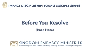 2023-12-23 | Before You Resolve | 1 John 4:6-10 | Isaac Hoza