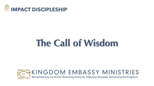 2024-03-16 | The Call of Wisdom | Proverbs 1
