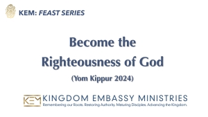 2024-10-11 | Leviticus 16 | Become the Righteousness of God | Yom-Kippur