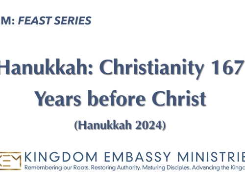 2024-12-27 | 1-2 Maccabees | Hanukkah-Christianity 167 Years before Christ