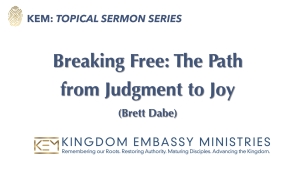 2025-05-16 | Matthew 7:1-5 | The Path from Judgment to Joy | Brett Dabe