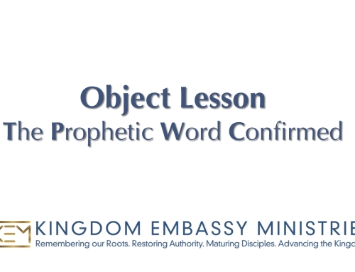 2025-05-30 | II Peter | Object Lesson: The Prophetic Word Confirmed | #20