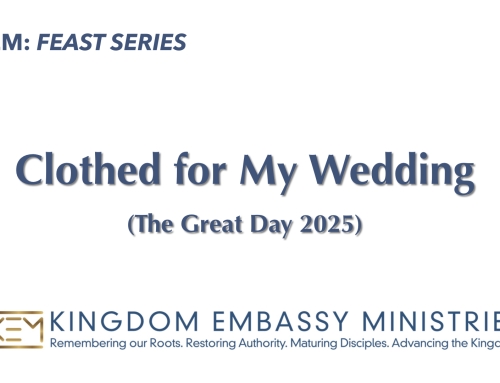 2025-10-10 | Leviticus 23:36-39 | Clothed for My Wedding | The Great Day 2025