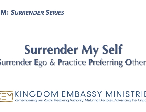 2025-10-31 | Surrender My Self: Surrender Ego & Practice Preferring Others