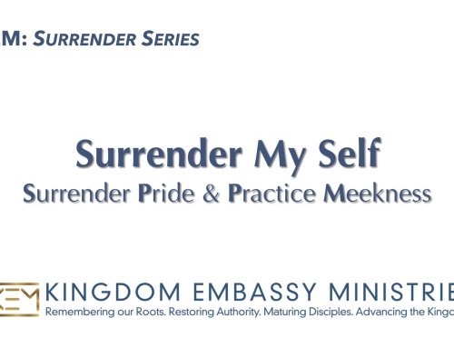 2025-11-14 | Surrender My Self: Surrender Pride and Practice Meekness
