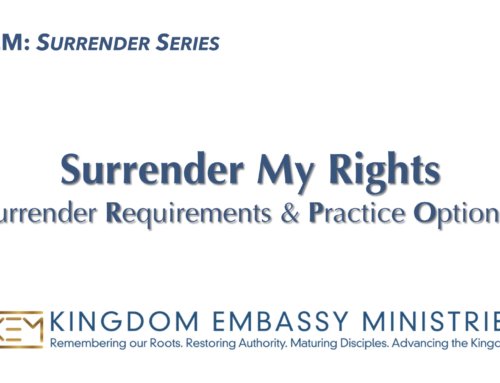 2026-01-23 | Surrender My Rights: Surrender Requirements and Practice Optional