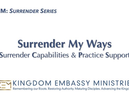 2026-03-13 | Surrender My Ways: Surrender Capabilities and Practice Support