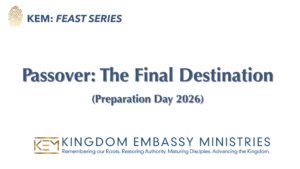 2026-03-27 | John 13-17 | Passover: The Final Destination | Preparation Day 2026