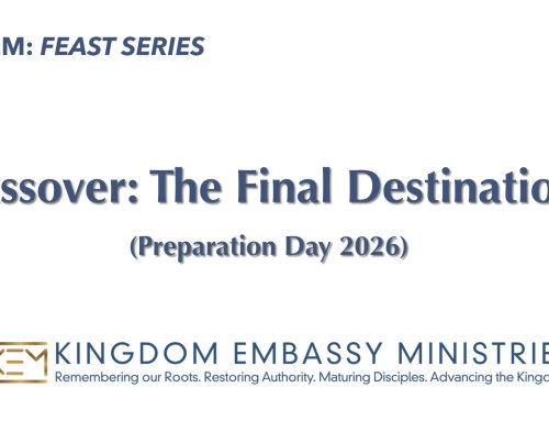 2026-03-27 | John 13-17 | Passover: The Final Destination | Preparation Day 2026