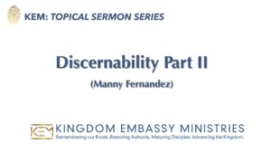2026-04-24 | Discernability Part II | Manny Fernandez