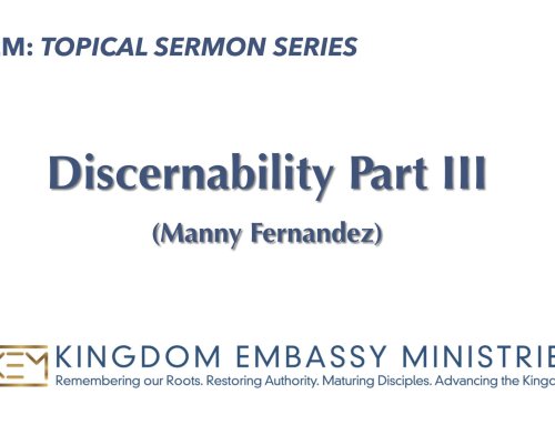 2026-05-15 | Discernability: Part III | Manny Fernandez