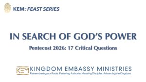 2026-05-22 | Pentecost 2026 | In Search of God's Power: 17 Critical Questions