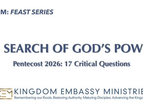 2026-05-22 | Pentecost 2026 | In Search of God’s Power: 17 Critical Questions