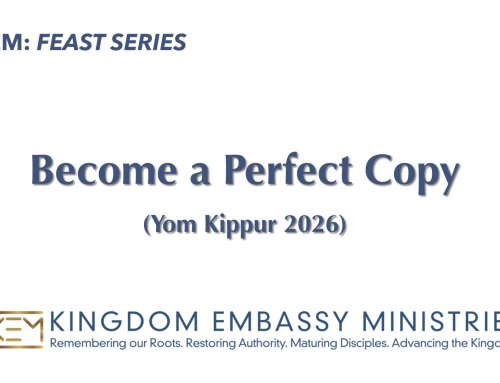 2026-09-19 | Leviticus 16 | Yom Kippur 2026 | Become a Perfect Copy