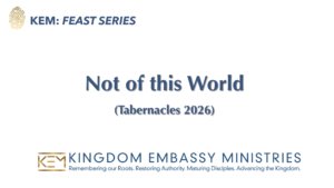 2026-09-25 | Leviticus 23:33-44 | Not of This World | Tabernacles 2026