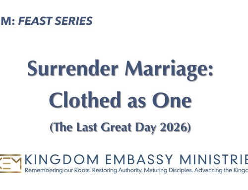 2026-10-02 | Leviticus 23:36-39 | Surrender Marriage | Clothed as One