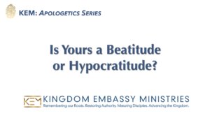 2026-10-23 | Is Yours a Beatitude or Hypocratitude
